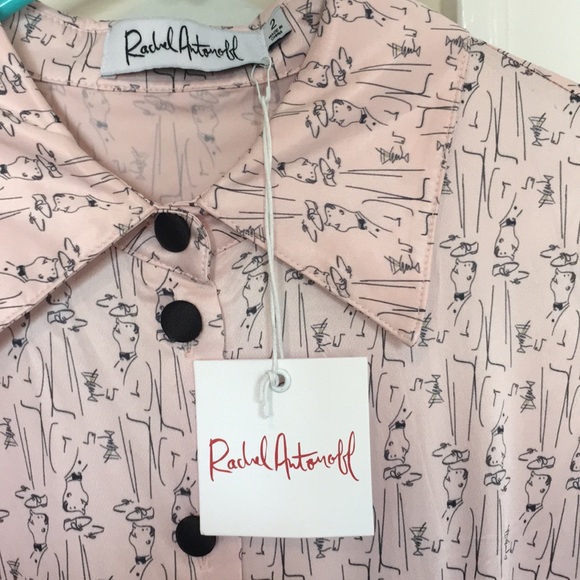 Rachel Antonoff Fanny Pleated Shirt Dress - Picture 12 of 12